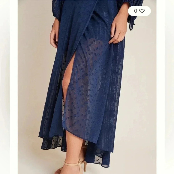 Hutch by Anthropology XS Leigh Wrap Maxi Dress - Picture 7 of 9